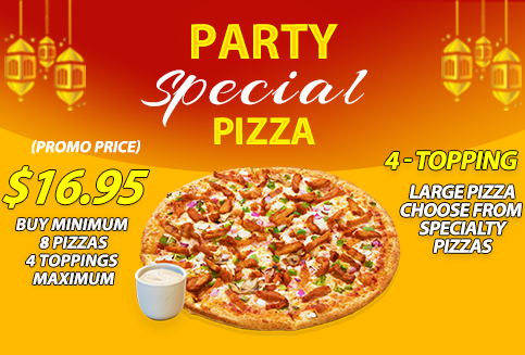 Party Special Pizzas